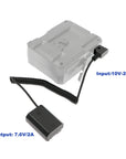 Alvin's Cables NP FZ100 Dummy Battery to D tap Coiled Power Cable for Sony FX3/ FX30, A7III A7RIII A7SIII A9 Camera