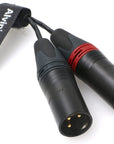 Ta5f to Dual XLR 3-Pin Male Audio-Cable for Lectrosonics-DCHR-Receiver to Sony-Fs700 Alvin’s Cables