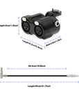 Alvin’s Cables RED DSMC3 5 Pin to Dual XLR Adapter for RED V-Raptor| ARRI Alexa| Z-CAM-E2 Camera, 5 Pin Male to Two XLR 3 Pin Female Audio Breakout Box
