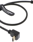 Alvin's Cables Z CAM E2 HDMI 2.0 L Shape Cable for Portkeys BM5 Monitor 90 Degrees up to Right Angle Down