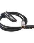 Alvin’s Cables 2 Pin Male to Mini XLR 4 Pin Female Power Cable for Glidecam V-25 TV Logic LVM 074W Monitor