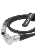 Alvin’s Cables 2 Pin Male to ARRI Amira 8 Pin Female Right Angle Power Cable for Glidecam V-25