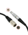Alvin's Cables Run Stop Cable for RED Komodo Camera from RT Motion MK3.1 Hirose 4 Pin Male to 9 Pin Male 60cm|23.6inches