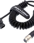 Alvin's Cables 12 Pin Hirose Power Cable for B4 2/3" Fujinon Canon Nikon Lens 12 Pin Female to D Tap Male Coiled Power Cord