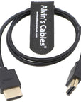 Alvin's Cables Z Cam E2 HDMI Cable High Speed Ethernet for Portkeys BM5 Monitor Straight to Straight