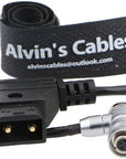 Alvin’s Cables Portkeys BM5 BM7 Monitor Shielded Power Cable Right Angle 4 Pin Female to AlvinTap Protective DTap Cord