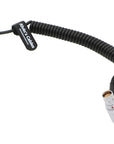 Alvin's Cables Arri Alexa Mini Camera Coiled Power Cable 8 Pin Female Right Angle to D Tap
