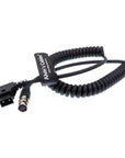 Alvin's Cables 12 Pin Hirose Power Cable for B4 2/3" Fujinon Canon Nikon Lens 12 Pin Female to D Tap Male Coiled Power Cord