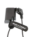 Alvin's Cables Anton Bauer D Tap to DMW DCC12 DC Coupler Coiled Cable Dummy Battery Adapter for Panasonic DMC GH5 GH4 GH3