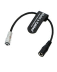 Alvin's Cables BMPCC Power Cable DC Female to 2 Pin Female Cable for Blackmagic Pocket Cinema Camera 4K| 6K 15CM| 5.9in