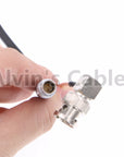 Alvin's Cables 2 Pin to Hirose 4 Pin Male BNC Cable for Teradek 55 Bond BMCC Camera
