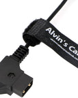 Power-Cable for Teradek|ARRI 2-Pin-Male to Reverse D-Tap Flexible Braided Cable 7CM Alvin's Cables