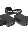 Alvin's Cables D Tap P Tap to USB 5V Adapter Converter Dtap Male to Female 5V USB Female Connector for Phone Camera Monitor 2 Pcs