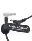 Alvin's Cables 2 Pin Reverse Right Angle to DC Right Angle Cable for Teradek Bolt 1000 Transmitter and Sidekick 2 Recievers