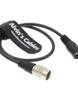 Alvin's Cables Hirose 4 Pin Male to DC Female Cable for Zoom F4 F8 Sound Device ZAXCOM Blackmagic DHC-1 DC HIROSE Cable