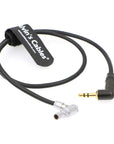 Alvin's Cables Audio Cable for ARRI Alexa Mini Camera 5 Pin Right Angle Male to Right Angle 3.5mm TRS
