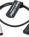Alvin's Cables 2 Pin to Right Angle DC Cable for Teradek Bolt Transmitter Tilta Battery Plate