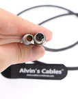 Alvin's Cables ARRI RED Camera 12V Monitor Power Cable 2 Pin Male to Mini XLR 4 Pin Female for TV Logic Monitor