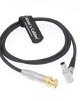 Alvin's Cables BNC to 5 Pin Right Angle Time Code Cable for ARRI Mini Sound Devices ZAXCOM