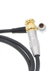 Alvin's Cables BNC to 5 Pin Right Angle Time Code Cable for ARRI Mini Sound Devices ZAXCOM