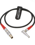 Alvin's Cables 5 pin ARRI LCS to LBUS 4 pin Reverse Right Angle Cable for Arri WCU4 Camera interfaces