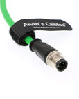 Alvin's Cables M12 4 Position D Coded to RJ45 Ethernet Cable M12 4 Pin Male to RJ45 Male Network Shielded Cord Industrial Ethernet Cable