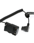 Alvin's Cables Lanparte LP E6 Dummy Battery to D Tap Cable for Canon 5D4 5DSR 5D2 5D3 6D 60D 7D 7D2 70D 80D