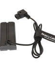 Alvin's Cables NP F550 Dummy Battery to D-Tap Power Cable for Sony NP F570 NP F970 Atomos Shinobi Atomos Ninja Monitor SmallHD Focus 7