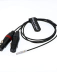 Alvin's Cables Dual XLR 3 Pin Female to 5 Pin Male Audio Input Cable for Arri Alexa Mini