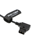 Alvin's Cables Z CAM E2 S6 F6 Blackmagic Pyxis 6K Teradek Power Cable AlvinTap Protective DTap to 90 Degrees Right Angle 2 Pin Male