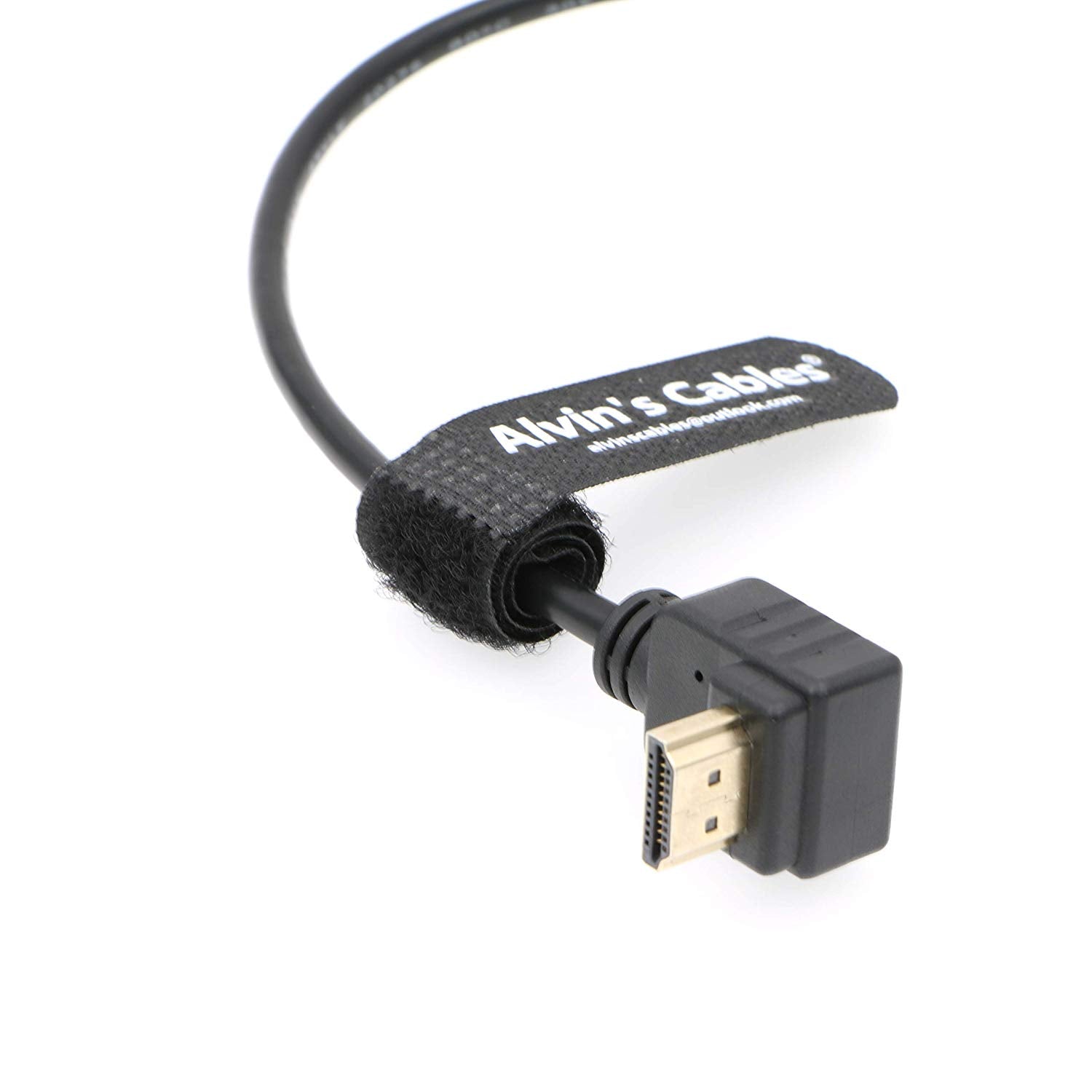 Alvin's Cables Z CAM E2 HDMI 2.0 L Shape Cable for Portkeys BM5 Monitor 90 Degrees up to Right Angle Down