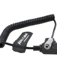 Alvin's Cables PORTKEYS BM5 BM7 Monitor Power Cable Anton Bauer D-TAP to 4 Pin Female Coiled Power Cord