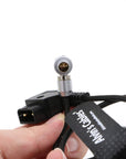 Alvin's Cables Z CAM E2 Camera Right Angle Power Cable Flexible 90 Degrees 4 Pin to D Tap