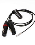 Alvin's Cables Dual XLR 3 Pin Female to 5 Pin Male Audio Input Cable for Arri Alexa Mini