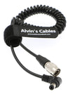 Alvin's Cables Hirose 4 Pin Male to Right Angle DC Jack Power Cable for Sound Devices 633/644/688 Zoom F8 Blackmagic Cinema Camera 4K