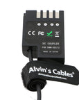 Alvin's Cables Anton Bauer D Tap to DMW DCC12 DC Coupler Coiled Cable Dummy Battery Adapter for Panasonic DMC GH5 GH4 GH3