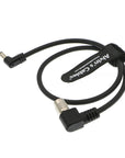 Alvin's Cables Hirose 4 Pin Right Angle Male to DC Jack for Sony F5 Camera to SmallHD Monitor
