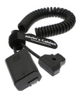 Alvin's Cables New A7 Dummy Battery to D Tap Coiled Cable for Sony A7R A7S A7II NEX Series Camera