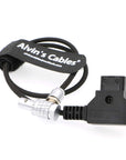 Alvin's Cables Z CAM E2 Camera Right Angle Power Cable Flexible 90 Degrees 4 Pin to D Tap