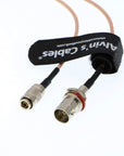 Alvin's Cables BNC Female to DIN 1.0 2.3 Male RG179 Cable 75 Ohm for Blackmagic