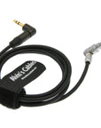 Alvin's Cables Audio Cable for ARRI Alexa Mini Camera 5 Pin Right Angle Male to Right Angle 3.5mm TRS