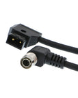 Alvin's Cables Anton Bauer D Tap to 4 Pin Hirose Right Angle Male Power Cable for Sound Devices