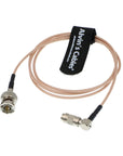 Alvin's Cables Blackmagic DIN 1.0/2.3 Mini BNC Right Angle to BNC Male 75ohm RG179 HD SDI Cable