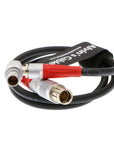 Alvin's Cables 5 pin ARRI LCS to LBUS 4 pin Reverse Right Angle Cable for Arri WCU4 Camera interfaces