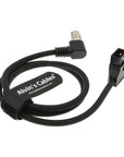 Alvin's Cables Anton Bauer D Tap to 4 Pin Hirose Right Angle Male Power Cable for Sound Devices