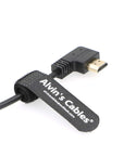 Alvin's Cables Z CAM E2 HDMI 2.0 L Shape Cable for Portkeys BM5 Monitor 90 Degrees up to Right Angle Down