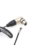 Alvin's Cables 5 Pin 00 Right Angle Male to XLR 3 Pin 90 Degree Female Audio Cable for Z CAM E2 Camera