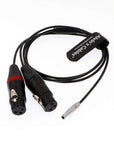 Alvin's Cables Dual XLR 3 Pin Female to 5 Pin Male Audio Input Cable for Arri Alexa Mini