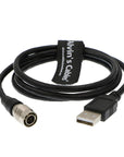 Alvin's Cables 4 Pin Hirose Male to USB Data Cable for Camera Computer Video