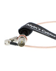 Alvin's Cables BNC Female to DIN 1.0 2.3 Male Right Angle RG179 75Ohm Cable for Blackmagic 30CM